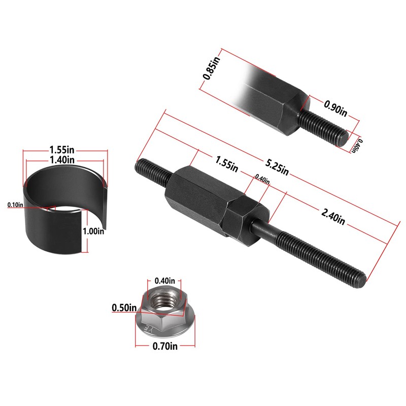 ROUTEKING 9010 Fuel Injector Remover Puller Fit for 5.9L 6.7L