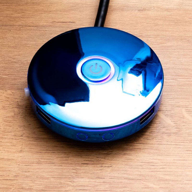 Pvczool Computer Switch RGB Lighting Effect External Host Power Switch