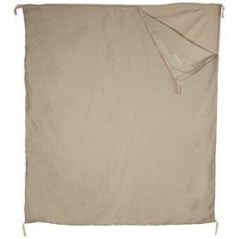 Outwell Schlafsack-Innenbezug Baumwoll-Liner-Steppdecke (Doppelt), Beige, 185 x 160 cm