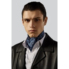 Nothing but Love Ascot Tie Neckerchief Elegant Men's Fashion Business Accessories with Stylish Design, Purple
