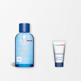 Clarins (현대백화점)클라랑스 맨 수딩 토너 100ml 세트 (+디럭스 1종) (Department Store) Clarins Men Soothing Toner 100ml Set (+ Deluxe Sample)