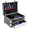 ELIAUK Tool Box Hard Case Tool Organizer Storage Cabinet Carry