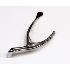Watsugi Nasal Speculum Curved Medium Chrome Plated Brass15 Cm Long