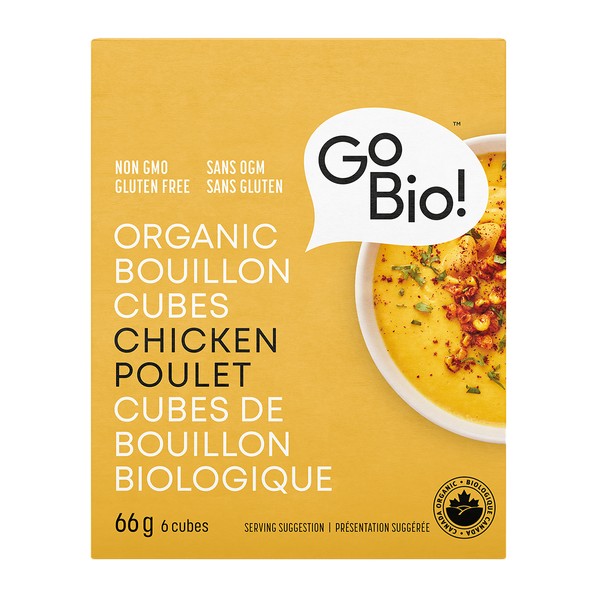Go Bio Bouillon Cubes Chicken No Sodium 66g