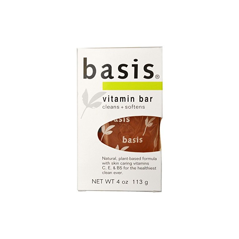 Basis, Vitamin Bar Soap, 4 oz (113 g)(pack of 3)