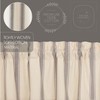 VHC Brands Grace 4 PC Creme Curtain Set (2 Prairie