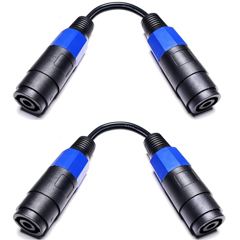 CNCESS CESS-124 Speakon Female to Female Connector Jack 2 Pole