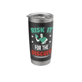 Risk It For The Biscuit Ultimate Frisbee Stainless Steel Insulated Tumbler
