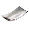 Yamako 23963 Stainless Steel Hammered Rectangular Plate (Large)