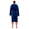 Turquaz Plush Robes For Men, Soft Fuzzy Hooded Mens Bathrobes,