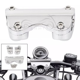 Unbranded 1.25'' Handlebar Riser Top Clamp For Harley 88-23 Electra Road Street Glide King