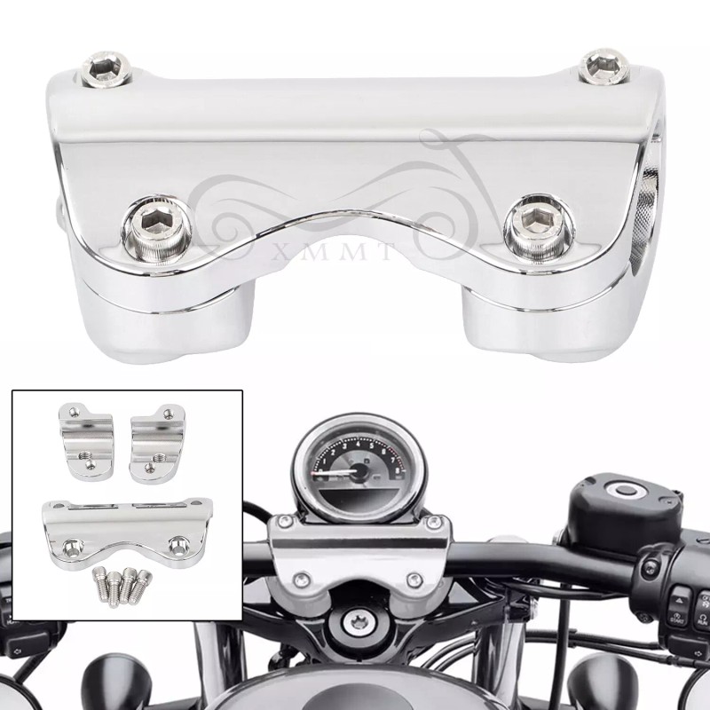Unbranded 1.25'' Handlebar Riser Top Clamp For Harley 88-23 Electra