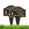 T&R Large Please Clean Up After Your Dog Sign with