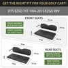 SugarFox 4PCS Golf Cart Seat Covers - Staple-Free Easy Install