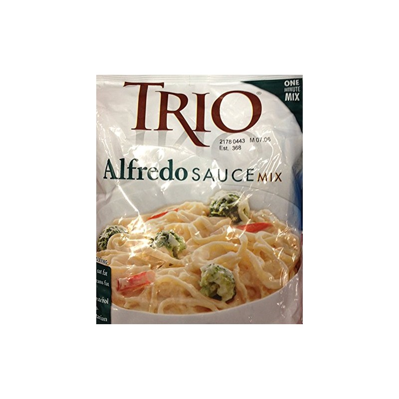 16oz Trio Alfredo Sauce Mix Powder Makes 2 Quarts +