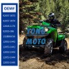 JINFANNIBI Timing Chain Guides & Tensioner for Kawasaki Brute Force