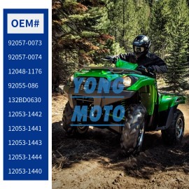 JINFANNIBI Timing Chain Guides & Tensioner for Kawasaki Brute Force 650 KVF650 2005-2013