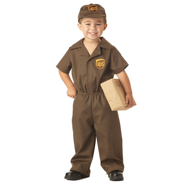 Little Boys' UPS Guy Costume Large (4-6)