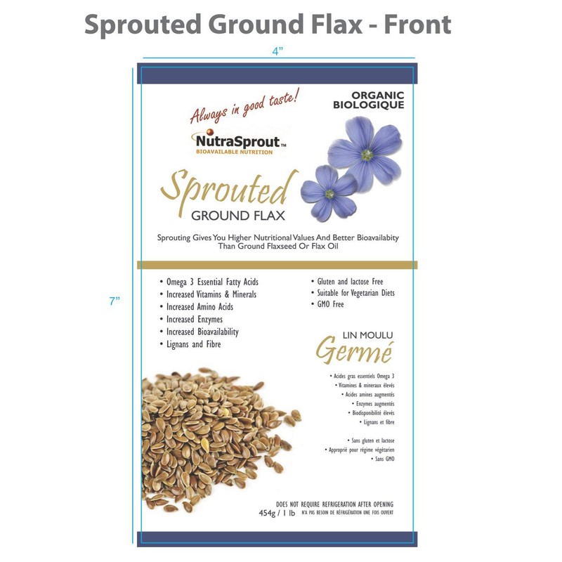 Sprouted Organic Flax Powder