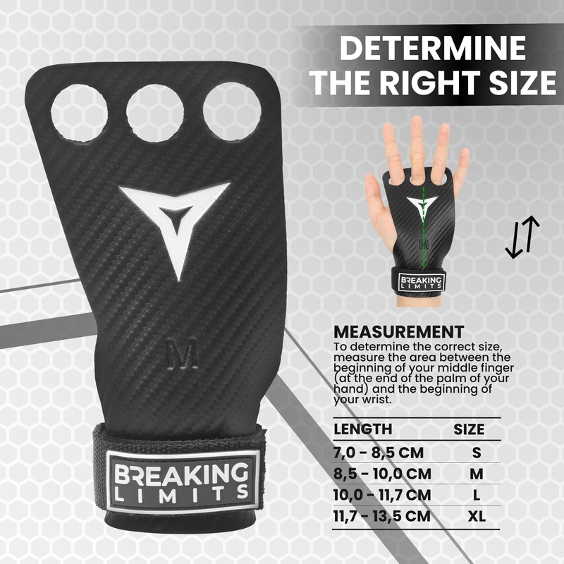 BREAKING LIMITS Crossfit Grips - Crossfit Hand Protectors - Gymnastics