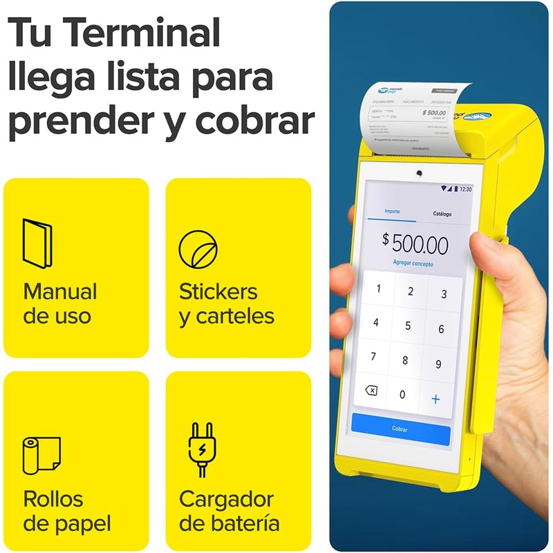 MERCADO PAGO POINT Smart 2, Terminal para Tarjetas con Internet