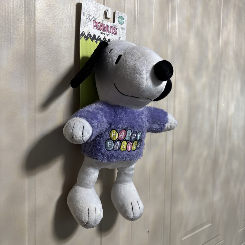 Gmason Peanuts Happy Easter Fetch For Pets Soft Clinker/Squeak