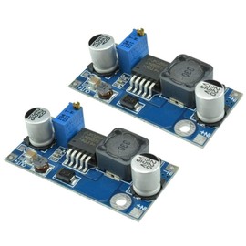 TECNOIOT 2pcs lm2587 DC-DC Boost Converter 3-30V Step Up 4-35V Power Supply Módulos Max 5a | 2 Pieces LM2587 DC-DC Step-Up Converter 3-30 V Step-Up Converter 4-35 V Power Supply Max. 5A