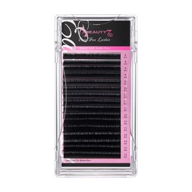 Self-Fanning Eyelashes Auto Easy Fan Laughs for Volume Technique C D Curl Eyelash Extension 2D-20D Large Quantity 16 Rows at the Root Pre-Glue D-Curl Thickness 0.07 mm Mixed Length 8-15 mm