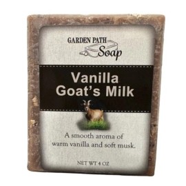 Garden Path Soap VANILLA GOAT'S MILK BAR SOAP - Amish Handcrafted Creamy, Gentle & All-Natural
