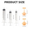 14pcs Professional Kitten Feeding Syringes with Nipples, Reusable Newborn Kitten