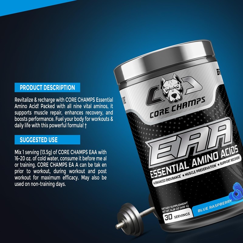 Core Champs EAA Powder | Essential Amino Acids for Enhanced