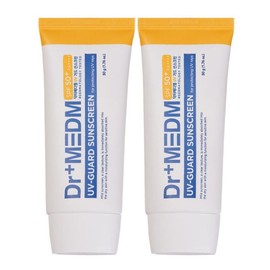 (1+1)Dr. Medim UV Guard Sunscreen 50g / (1+1)닥터메디엠 유브이 가드 선스크린50g X 2개 +물티슈 PA++++ 혼합자차백탁X선크림썬크림