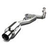 DNA Motoring CBEME00L4NRT Stainless Steel Cat back Exhaust System