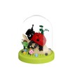 Sacblirr Ladybug Miniature Cute Insects with Mini Flower Building Toy