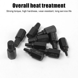 Unbranded 10PCS Damaged Screw Extractor Get It Out Drill Bits Tool Set Broken Bolt Remover