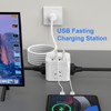 HITRENDS Power Strip with USB, Power Board with 3 Outlets