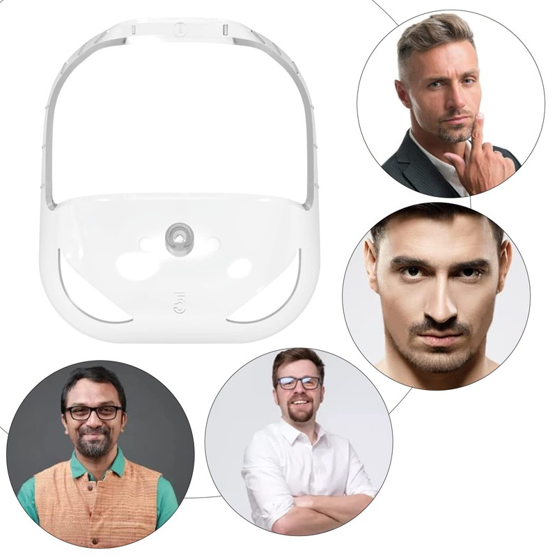 Goatee Shaving Template for Men with 5 Different Sizes, Beard