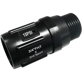 Pressure Regulator 3/4" 25mm for Drip Irrigation Output Pressure 1 Bar Maximum Input Pressure 5 Bar