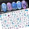 LANODO 8 Pcs Cute 3D Nail Stickers Sticking Paper Beautiful
