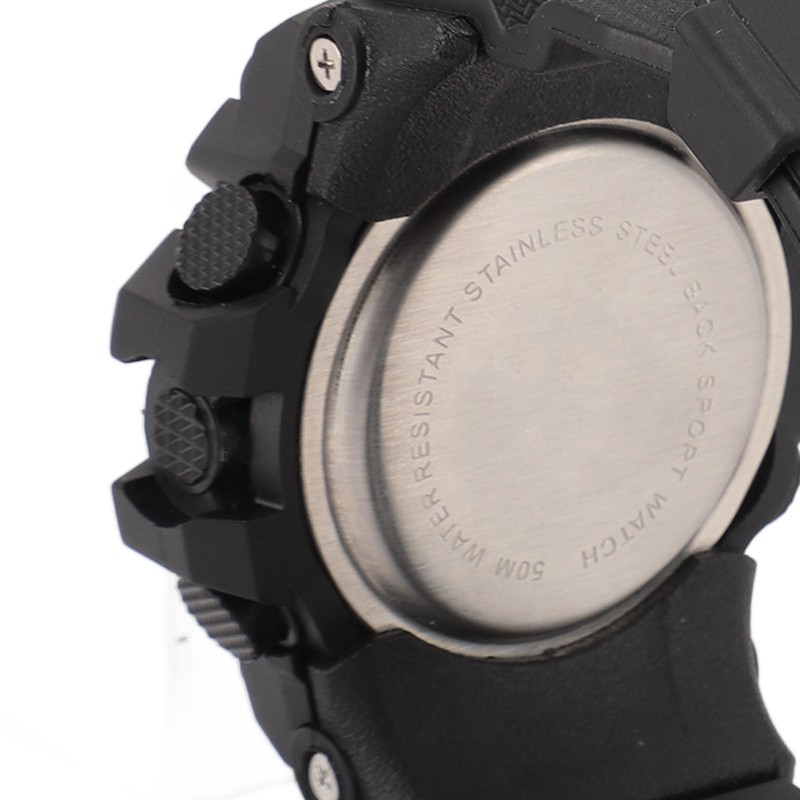 Digital Sports Watch 50m Waterproof Alarm Clock Electronic Watch with