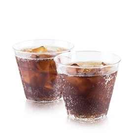 True Party Disposable Shot Glasses - Clear Plastic Party Supplies for Liquor - 1oz Set of 50