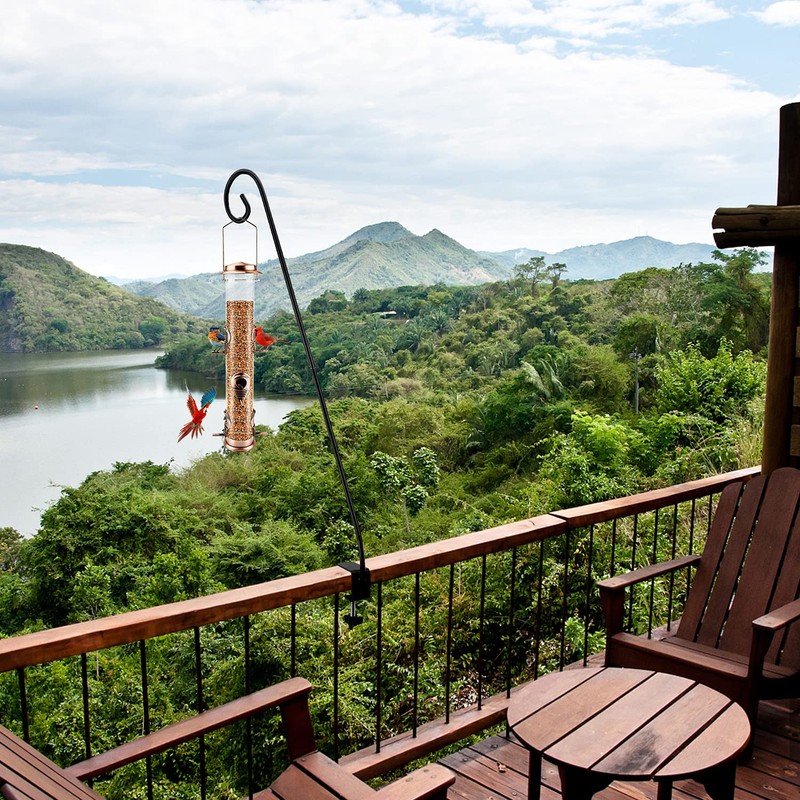 MIXXIDEA Heavy Duty Deck Rail Pole Deck Hook, Extensible and