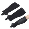 2pcs Half Chap Black Flexible Mesh Equestrian Half Chap for