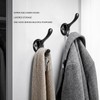 Ruiziiz Black Towel Hook 6 Pack Coat Robe Hook Heavy