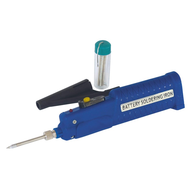 Blanko Lötkolben mit Zubehör, batteriebetrieben, 4,5 V, 8 W