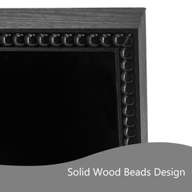 Hodeframe Graduation Shadow Box Frame - 13x16 Frame with Unique Design Beads, HD Glass Window, Metal Lock, Memory Box for Keepsake, Black