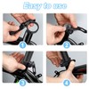 EIHI Pack of 2 seat clamp 31.8, quick release bicycle,
