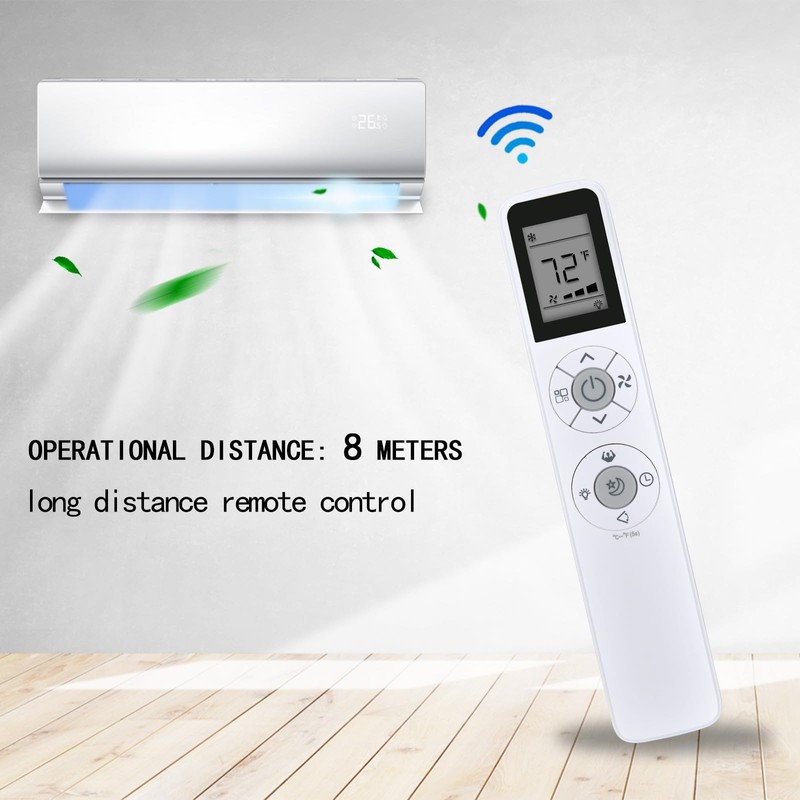 RYQIF AC Remote Control for HUMHOLD HDPAC-08-A1 HDPAC-10-A1 Air Conditioner