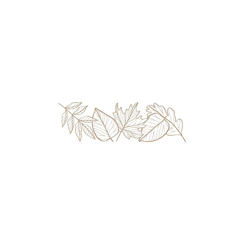 Spellbinders Glimmer Hot Foil Plate-Autumn Leaf Border