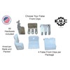 False Front Clips/Clear or White Mount Your Fake Drawers and